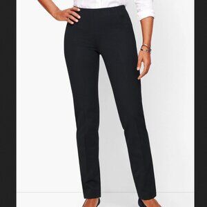 Refined Bi-Stretch Straight-Leg Pants